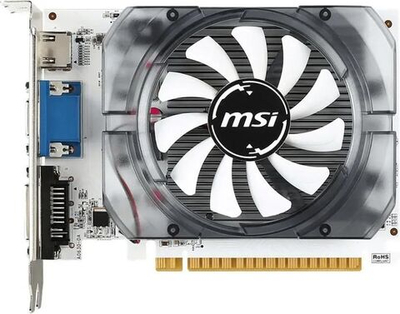 Видеокарта MSI NVIDIA  GeForce GT 730 N730-2GD3V3 2ГБ DDR3, Ret