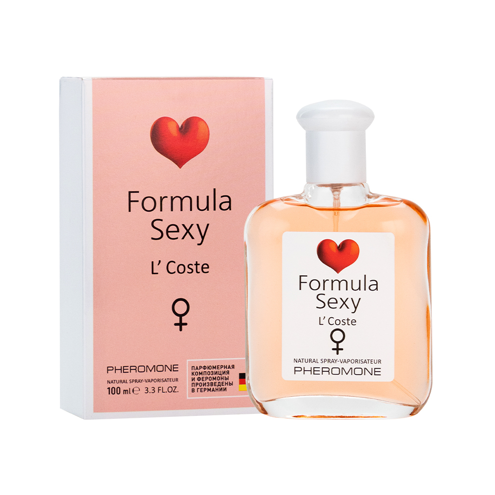 Парфюмерный лосьон с феромонами «FORMULA SEXY» 100ml (L’Coste / Эль Коста)-for women/24