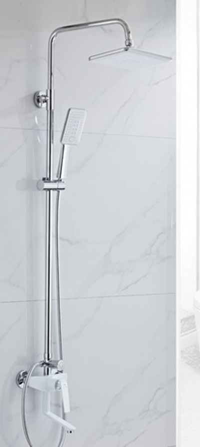 333562-F Душевая система (бел./хром) ViEiR (4/1шт)