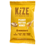 KiZE Life Changing Bar, арахисовая паста и мед, 10 батончиков, 43 г (1,5 унции) каждый