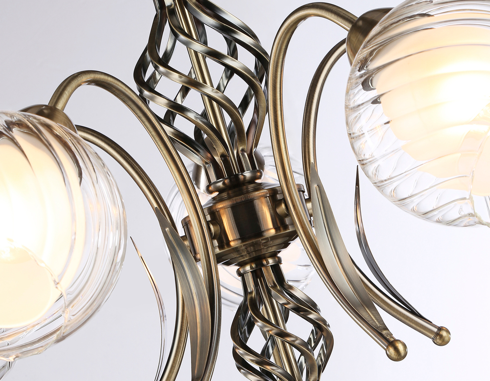 Подвесная люстра TR3070/5 SB бронза E27*5 max 40W D590*340