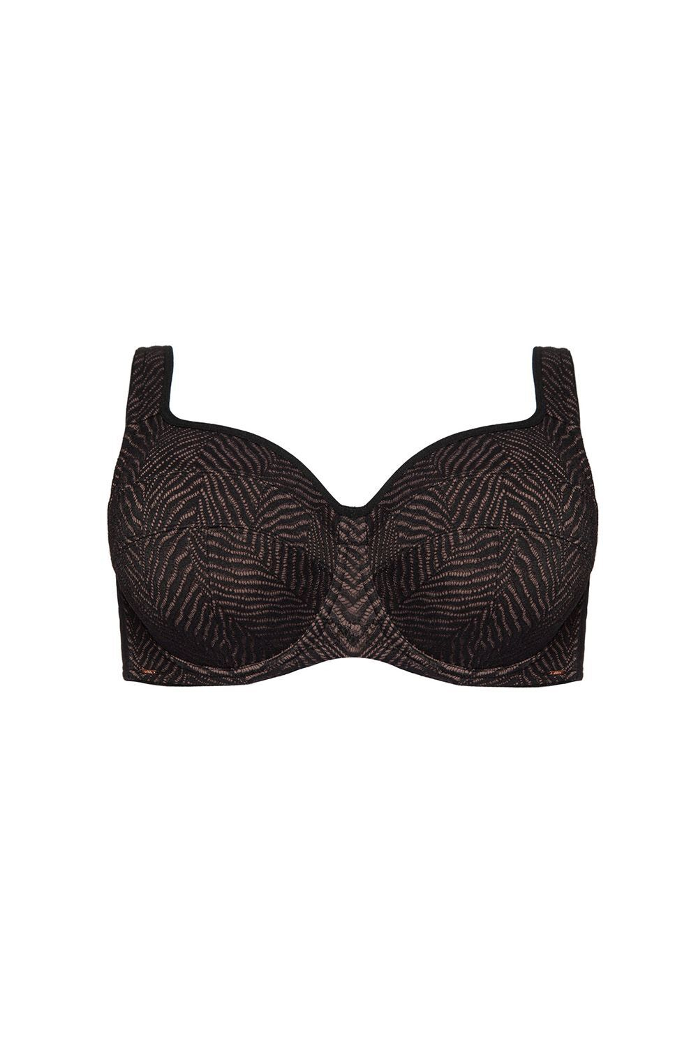 Черный бюстгальтер с мягкой plus size чашкой Celeste (Размер: 105E) (Цвет: черный)