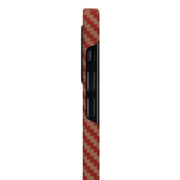Чехол Pitaka MagEZ Case для Apple iPhone 12/12 Pro (Red/Orange Herringbone)