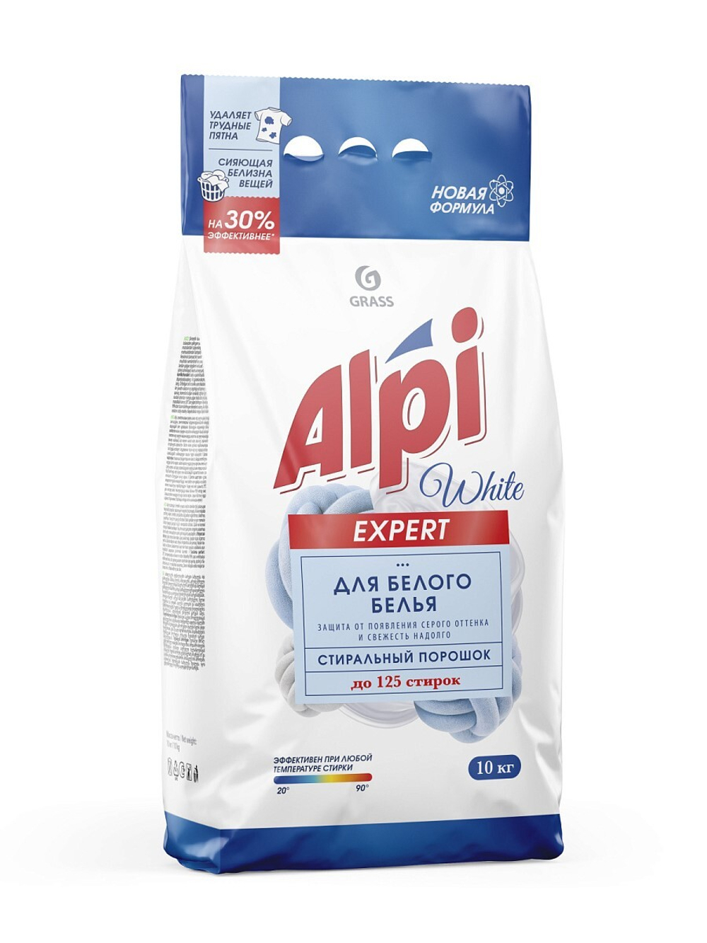 GraSS Стиральный порошок для белого белья Alpi Expert White 10кг