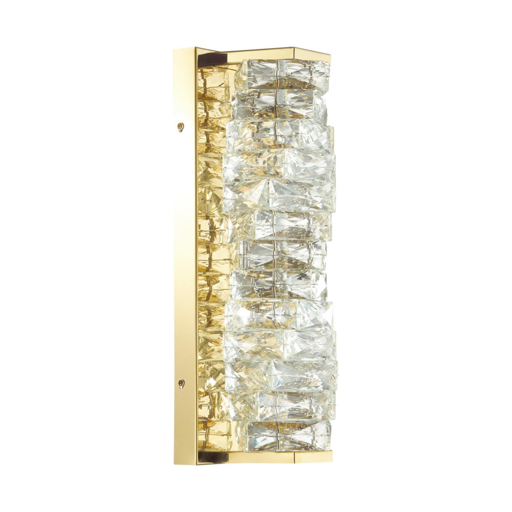 4999/10WL HALL ODL23 623 золотой/прозрачный/металл/хрусталь Бра LED 10W 4000K STRAZA