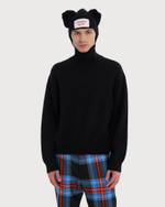 CHARLES JEFFREY LOVERBOY ДЖЕМПЕР ЧЕРНЫЙ EARS BALACLAVA