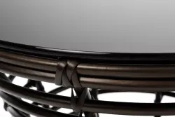 "Парма" кофейный столик из искусственного ротанга, цвет бронзовый