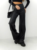 Кожаные брюки классические