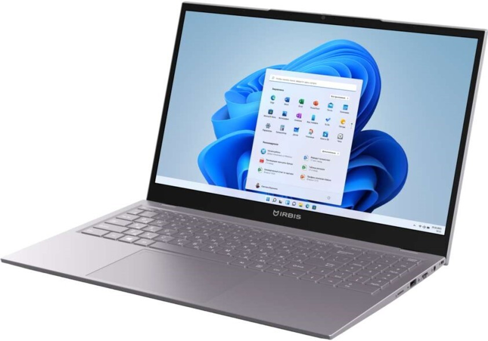 Ноутбук  Irbis 15NBP3505_16 15.6 ", Core i3, 16 Гб RAM, 256 Гб SSD, UHD Graphics, Серый