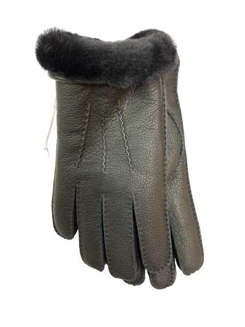 Перчатки. Мужские. Материал верха: Кожа оленя. Наружний шов. Ручная работа. Подклад: Мутон. 5 шт в упаковке.