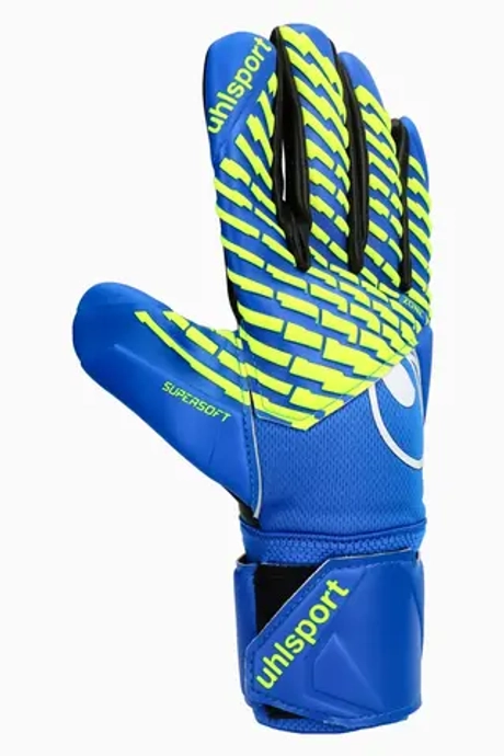 Вратарские перчатки Uhlsport Fangmaschine Cybertec Supersoft HN - синий