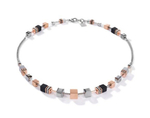 Колье-трансформер 4-in-1 сотуар Coeur de Lion Rosegold-Silver 5008/10-1631