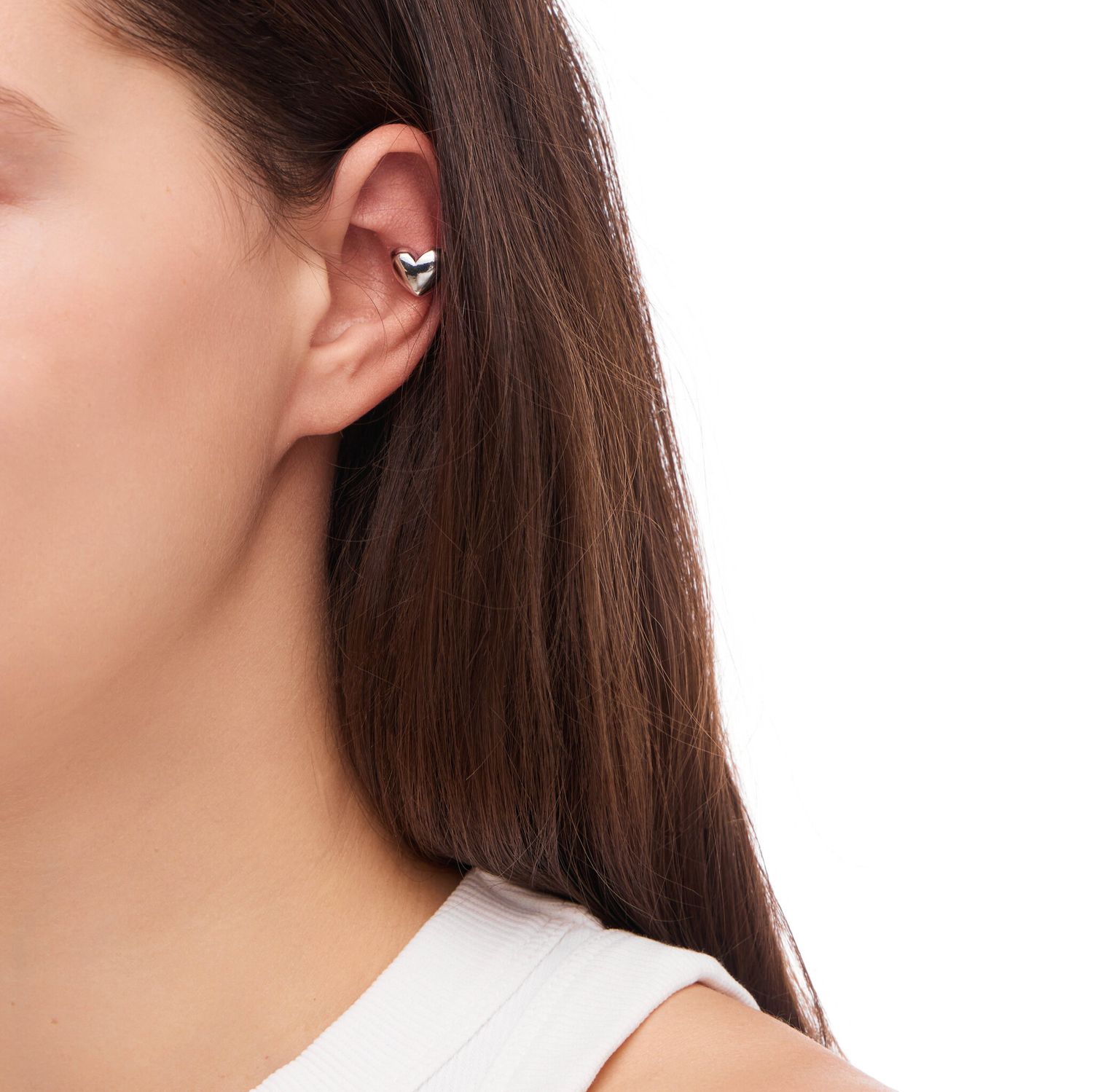 Кафф Two-way Heart Cuff - Silver