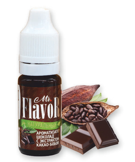 Ароматизатор натуральный "Mr Flavor" шоколад с экстрактом какао-бобов 10мл