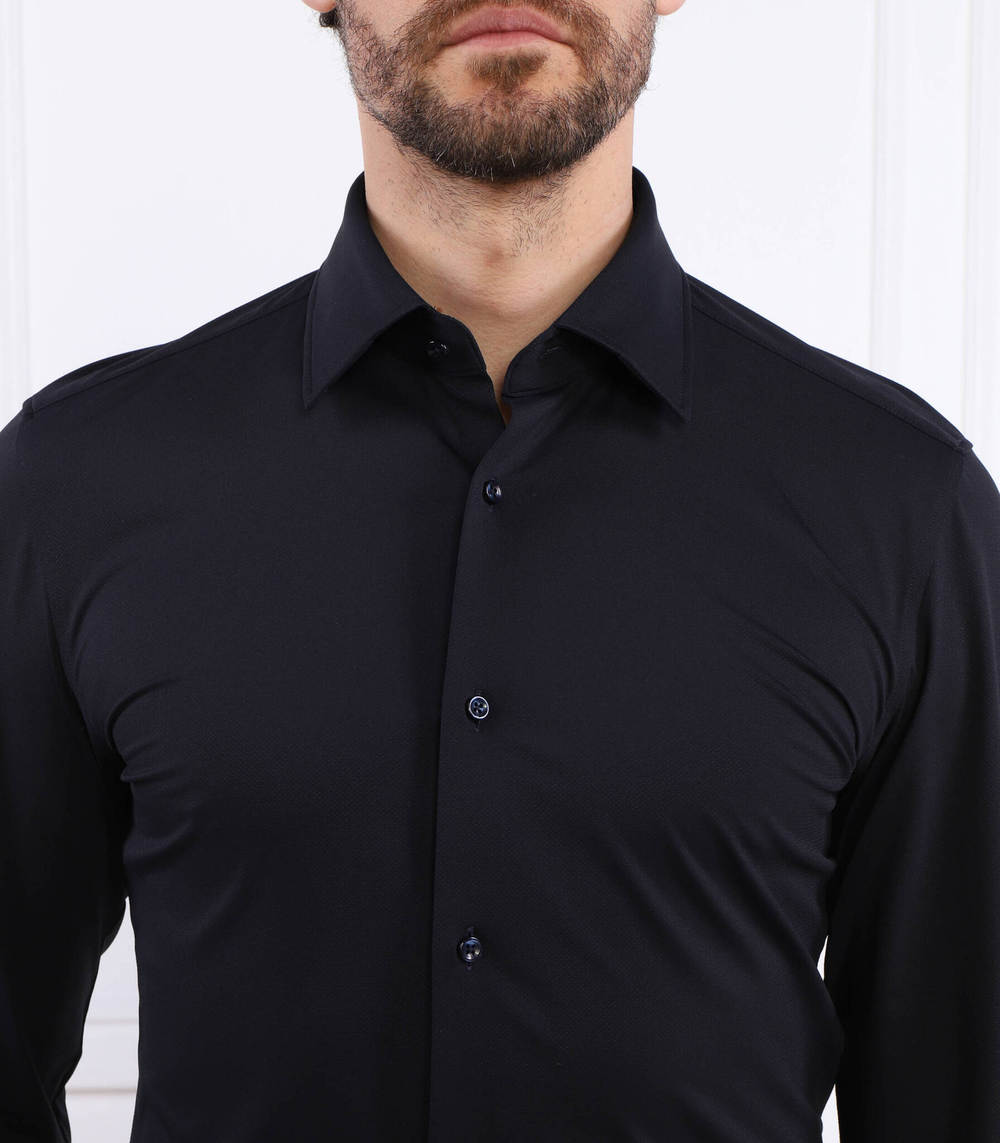 Рубашка P-HANK-kent-C1-222 BOSS BLACK - темно-синий(50490393)