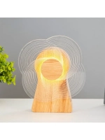 Светильник сенсорный «Волна» LED крутится 6 Вт USB 15×4×16 с