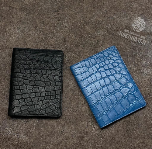 Обложка для паспорта из кожи крокодила Stefano Ricci