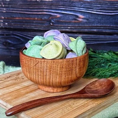 Фотография Пельмени домашние с индейкой. Ручная лепка и сочная начинка. Полуфабрикаты 450г для быстрого ужина. купить в магазине Афлора