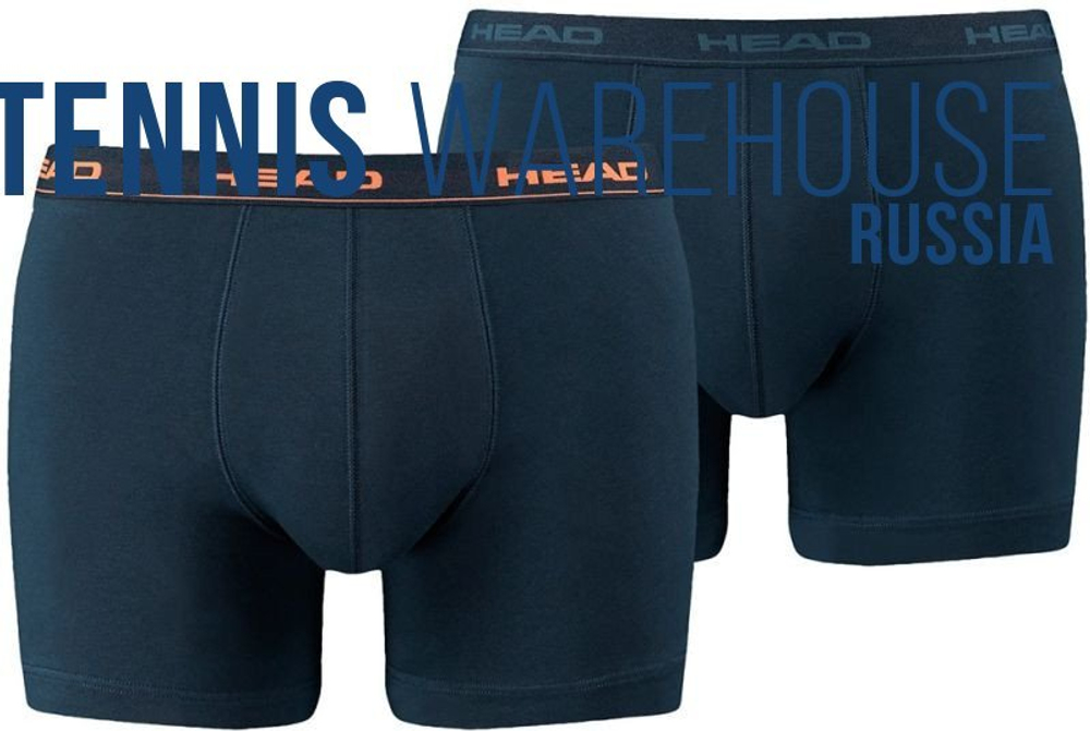 Мужские спортивные боксеры Head Mens Boxer 2Pack - небесный