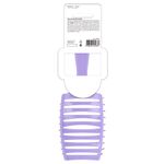 Расческа для волос массажная, 24x7,5 см, с натуральной щетиной, фиолетовая, MONTE VITA (МОНТЕ ВИТА), 457422