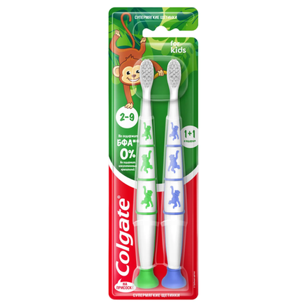 Зубная щетка Colgate детская 2 шт
