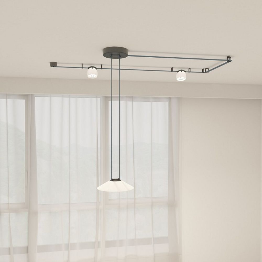 Накладной светильник Denkirs BELTY FLOW DK5564-WH+BK