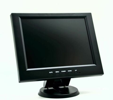 POS-монитор 10.4" SPM-10, VGA, 800x600, черный, кабель 3м