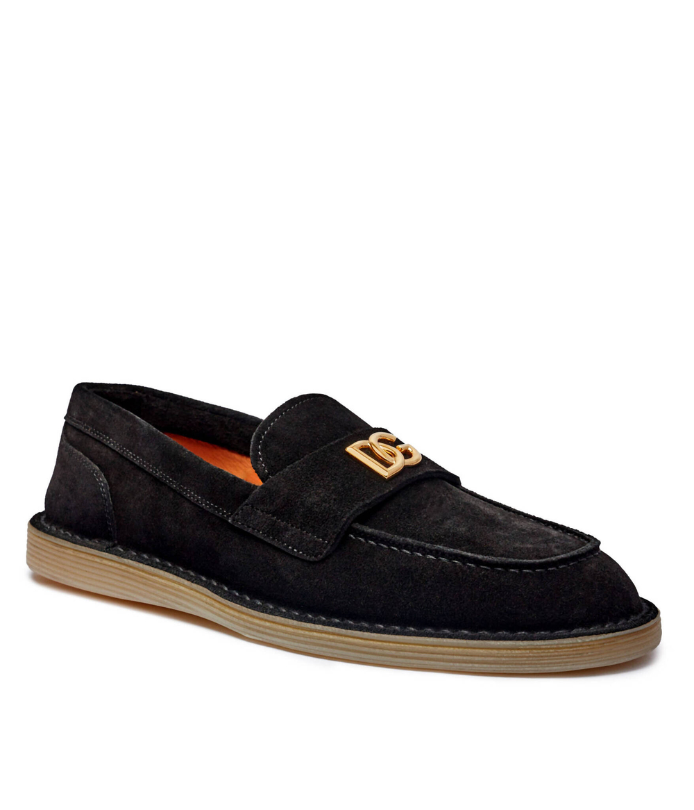 Кожаные мокасины Dolce & Gabbana - черный(CP0182 AS707)