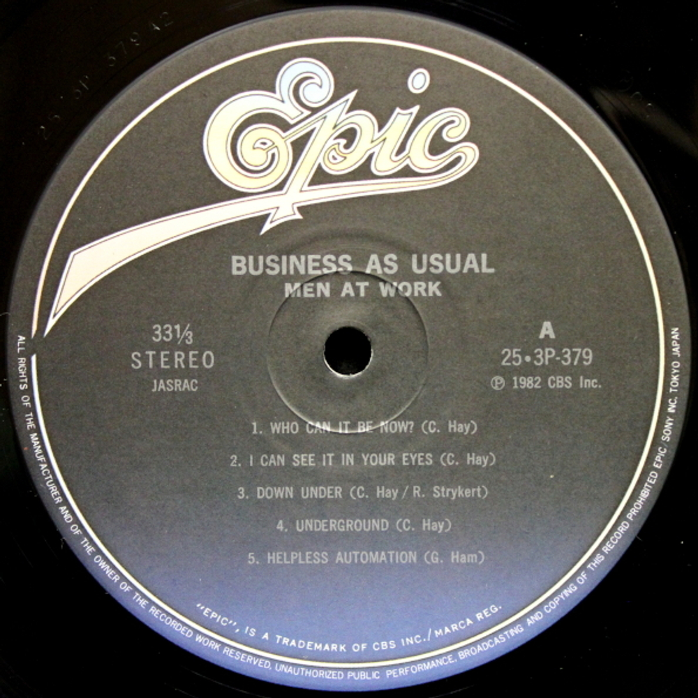 Men At Work / Business As Usual (LP)