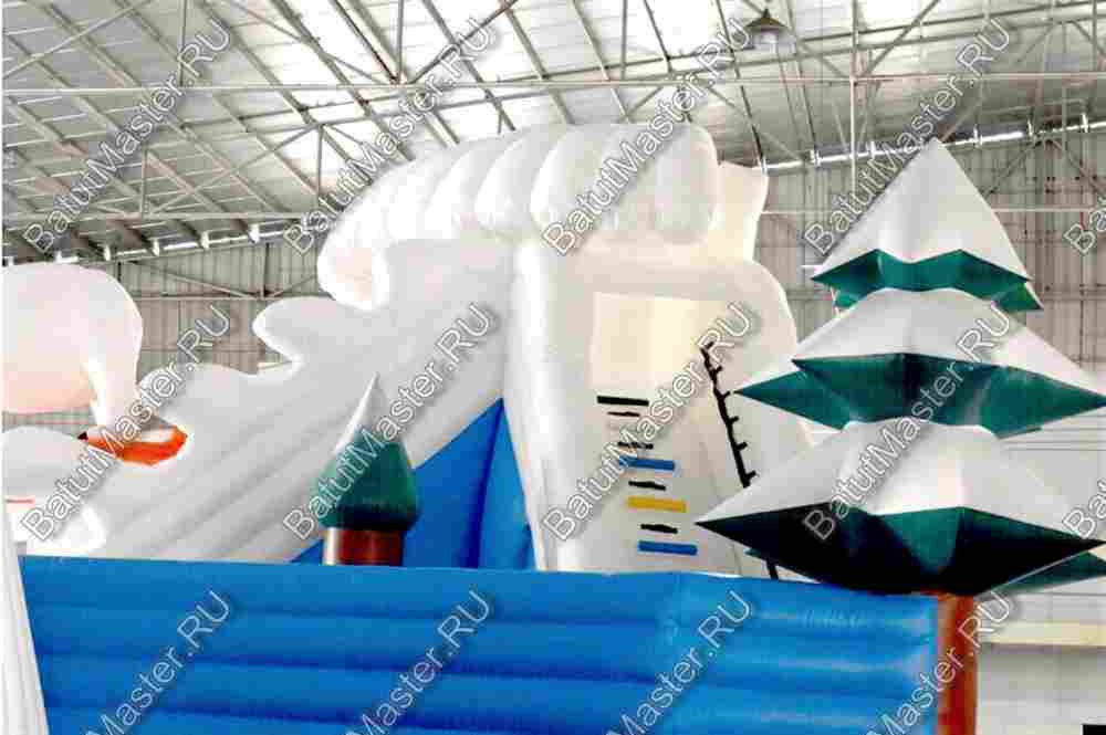 Надувной наземный аквапарк «Морское царство» 15*15*6 м
