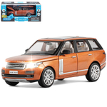 Модель 1:26 Range Rover, оранжевый перламутр, откр. двери, капот и багажник, свет, звук