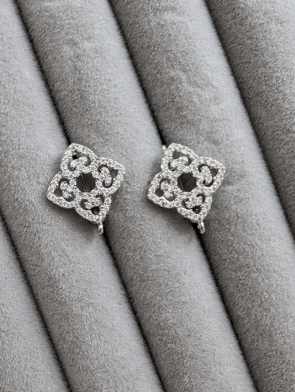 Швензы английский замок с фианитами