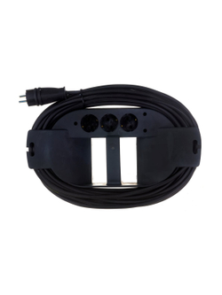 Удлинитель на каучуковой рамке Gigant Professional PEC-023 с/з КГ 3х2,5 4000Вт 3 розетки 20м 80053