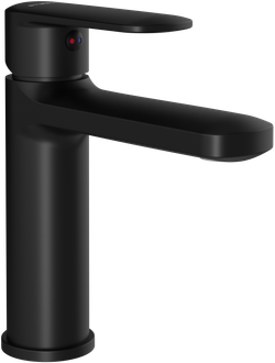 Смеситель для раковины STWORKI Хадстен S17010BK матовый черный