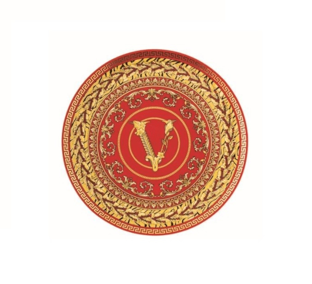 Versace Тарелка Virtus Holiday 17 см Rossa 1933540994910217