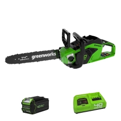 Аккумуляторная цепная пила Greenworks GD40CS18K4 (1 x 4 Ач, Быстрое ЗУ) 2005807U4F