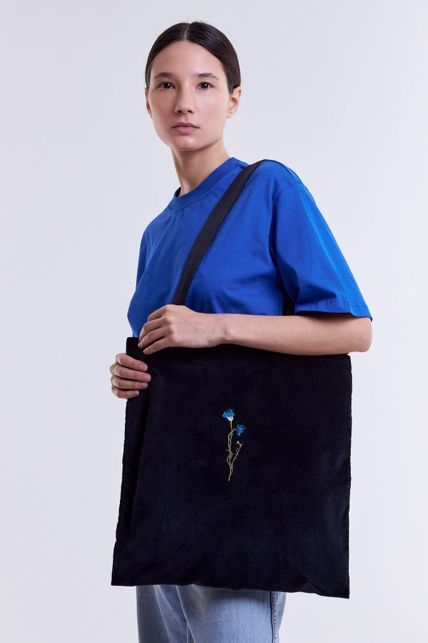 Шоппер Василек черный - фото 2