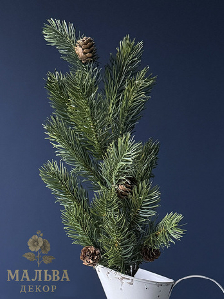 Еловая ветка 61 см искусственная