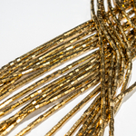 Гематин (гематит), разделитель многогранник 3мм, оттенок "Яркое золото"