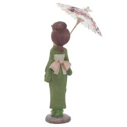 GAEM Фигурка декоративная "Гейша", L15 W15 H30 см, 2в.