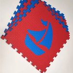 Мягкий пол "Моряк" 500x500x10 мм 45 шор