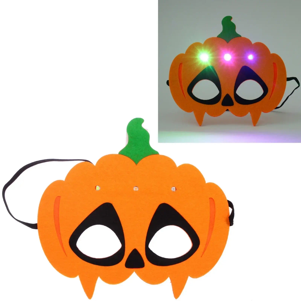 Ободок карнавльный «Helloween - Тыква» с подсветкой