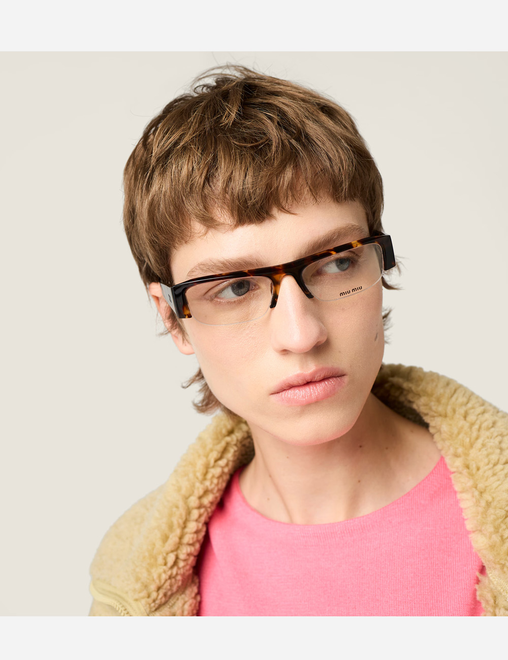 Солнцезащитные очки Miu Miu Vedette Blue-ray Transparent Lenses