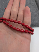 Бусины стеклянные Майорка 6*9мм