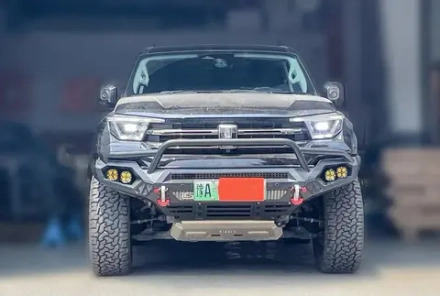 Силовой передний бампер Tank 400 Танк фонари свет Стальной бампер кенгурятник