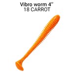 Мягкая приманка Crazy Fish Vibro Worm 4'' 10см 5шт 75-100 -