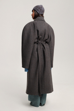 Пальто реглан миди