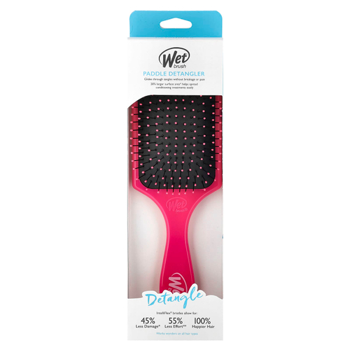 Wet Brush, Распутывающая расческа, розовая, 1 расческа
