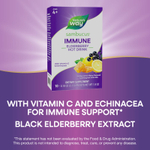 Nature's Way, Sambucus®, смесь для горячих напитков, стандартизированная бузина, мед, лимон и ягоды, 10 пакетиков по 0,18 унции