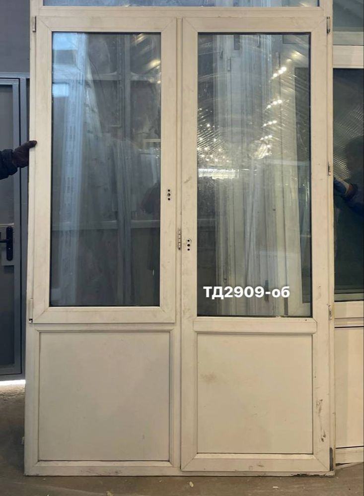 Дверь Пластиковая Б/У 2290(в) х 1520(ш) (Балконный Блок)